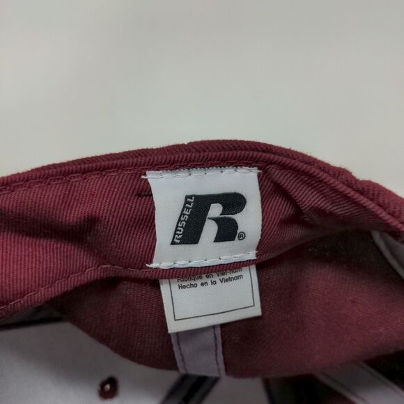 Russell Athletic Mens Strapback Hat Red Embroidered New Mexico State Aggies Logo - Picture 7 of 8